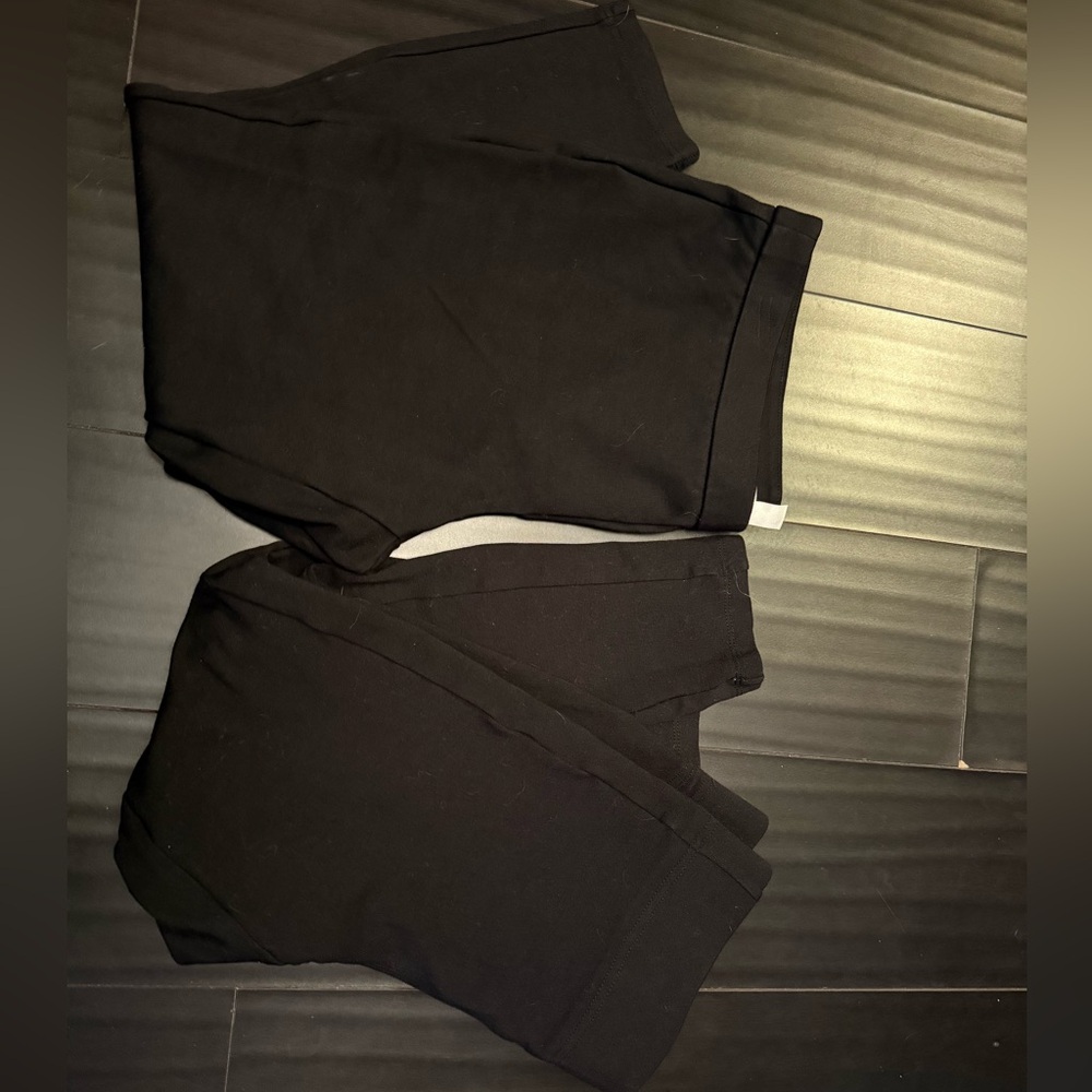 Bundle lot of 2 pairs of Black pointe pants Leggings size large petite